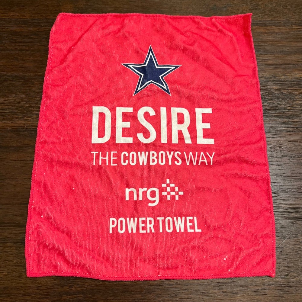 Dallas Cowboys NRG Power Towel NFL Football Fan Rally Towel Pink Star Logo